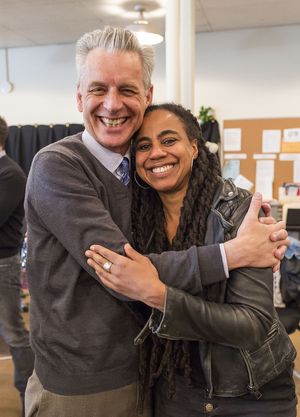 CTG Artistic Michael Ritchie and playwright Suzan-Lori Parks @ BroadwayWorld CTG Artistic Michael Ritchie and playwright Suzan-Lori Parks Photo