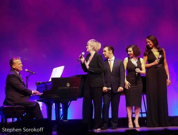 Billy Stritch, Debby Boone, Nicolas King, Gabrielle Stravelli, La Tanya Hall Photo