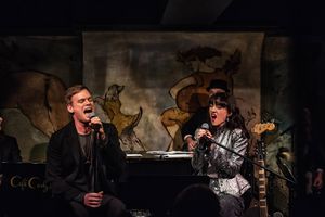 Michael C. Hall and Lena Hall Photo
