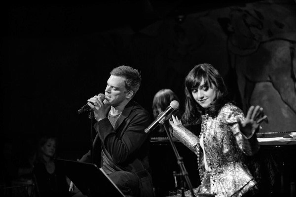 Michael C. Hall and Lena Hall at 