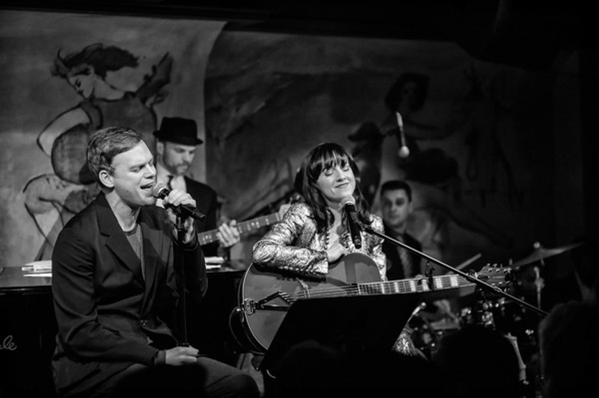 Michael C. Hall and Lena Hall at 