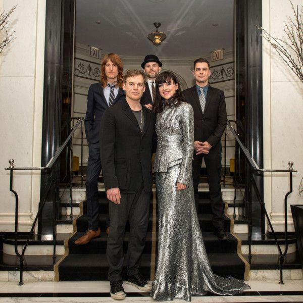 Michael C. Hall, Lena Hall, and the band Photo
