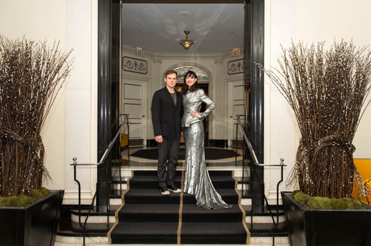 Michael C. Hall and Lena Hall at 