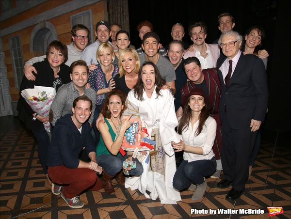 Cameron Adams with Jane Krakowski, Zachary Levi, Nicholas Barasch, Peter Bartlett, By Photo