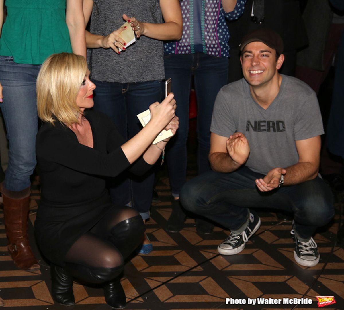  Jane Krakowski and Zachary Levi at 