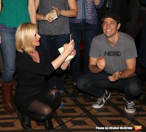 Jane Krakowski and Zachary Levi @ BroadwayWorld Jane Krakowski and Zachary Levi Photo