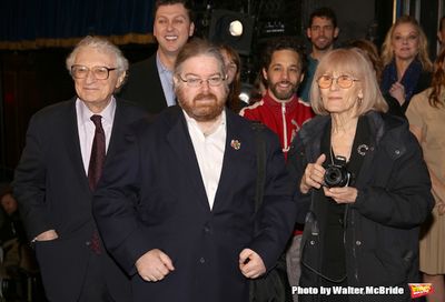 Sheldon Harnick with Margery Gray and son with Warren Carlyle  Photo