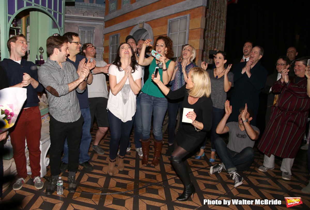 Cameron Adams and Jane Krakowski  at 