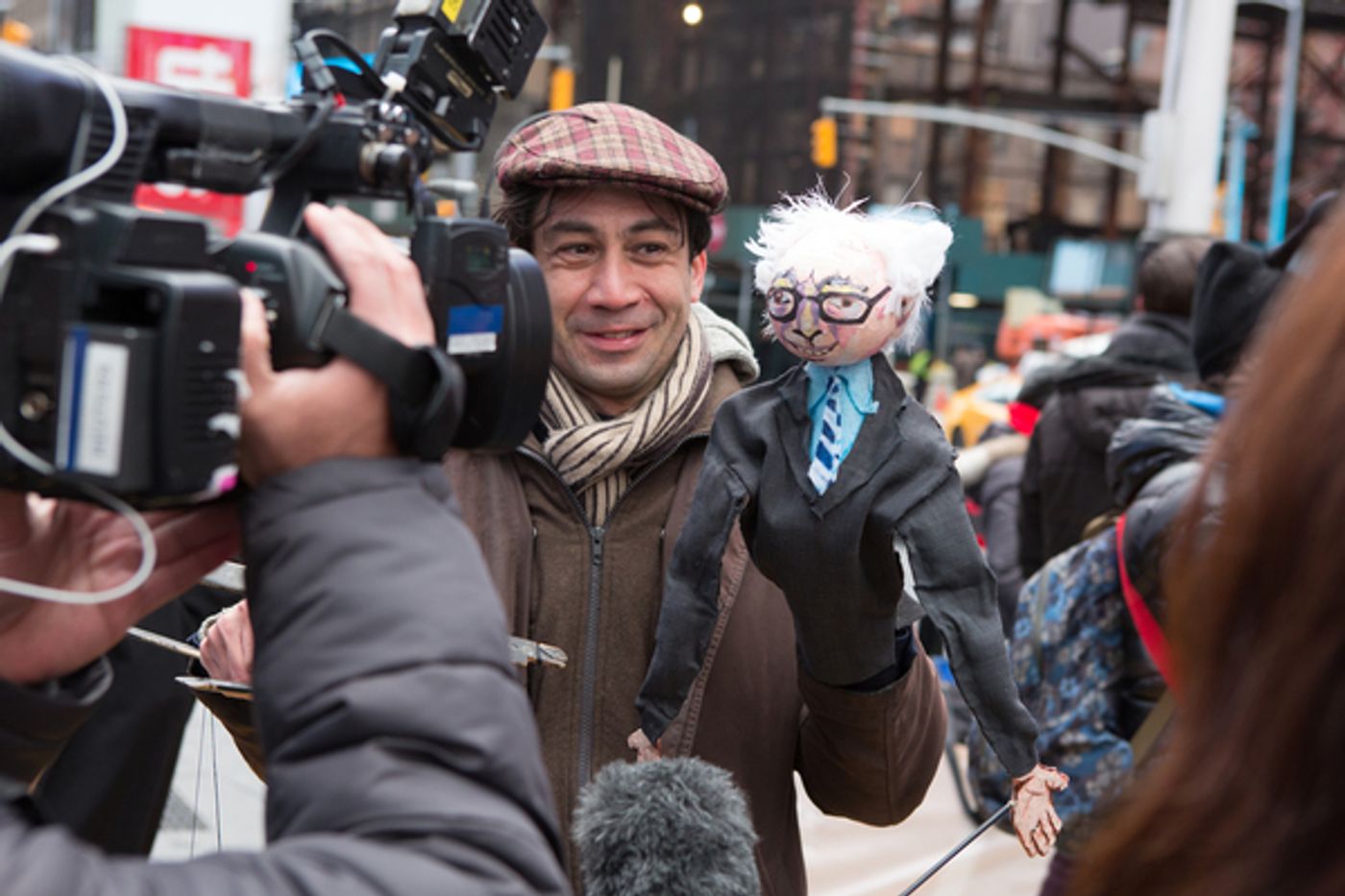 Photo Flash: AVENUE Q Celebrates World Puppetry Day in Times Square  Image