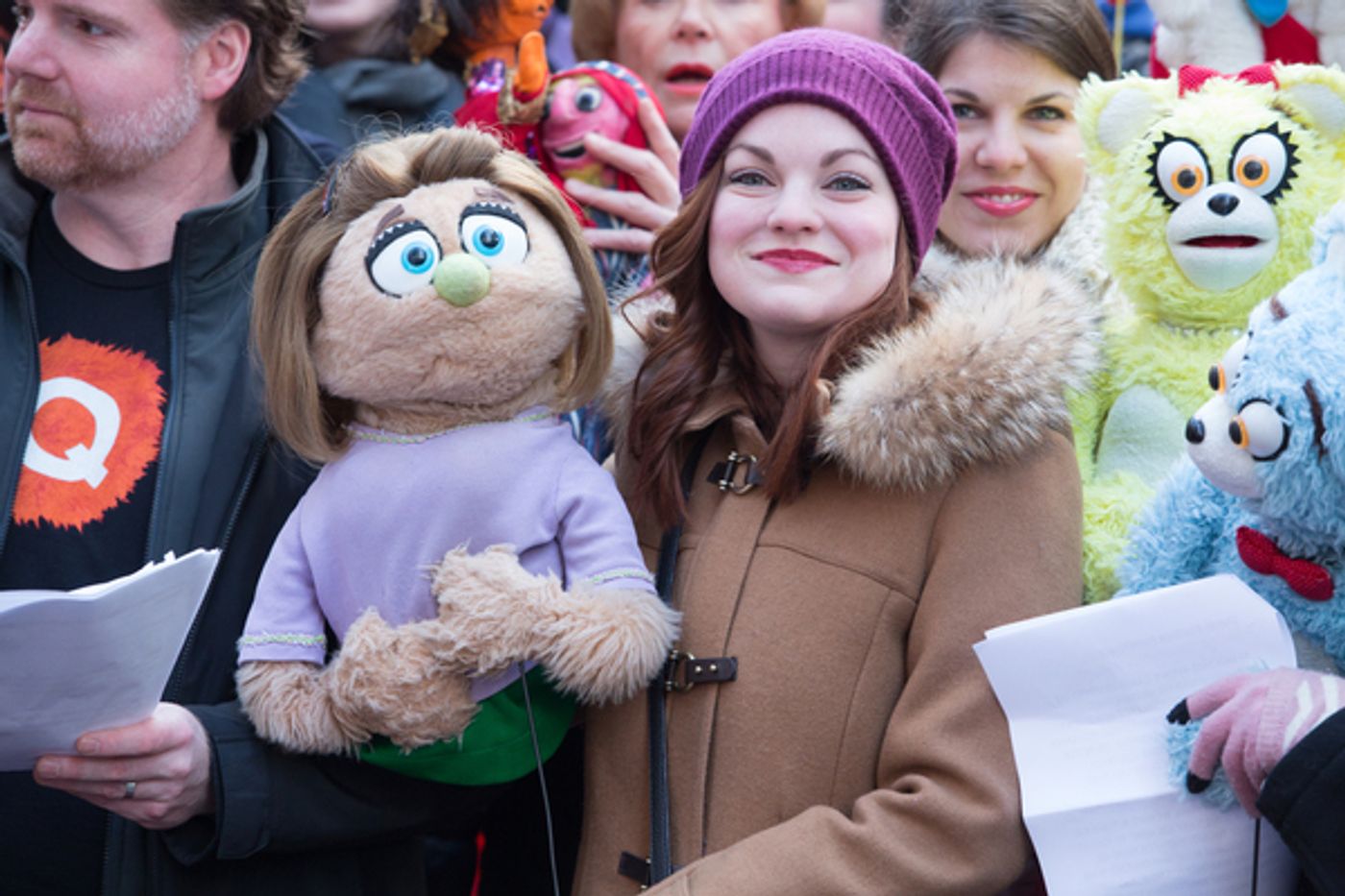 Photo Flash: AVENUE Q Celebrates World Puppetry Day in Times Square  Image