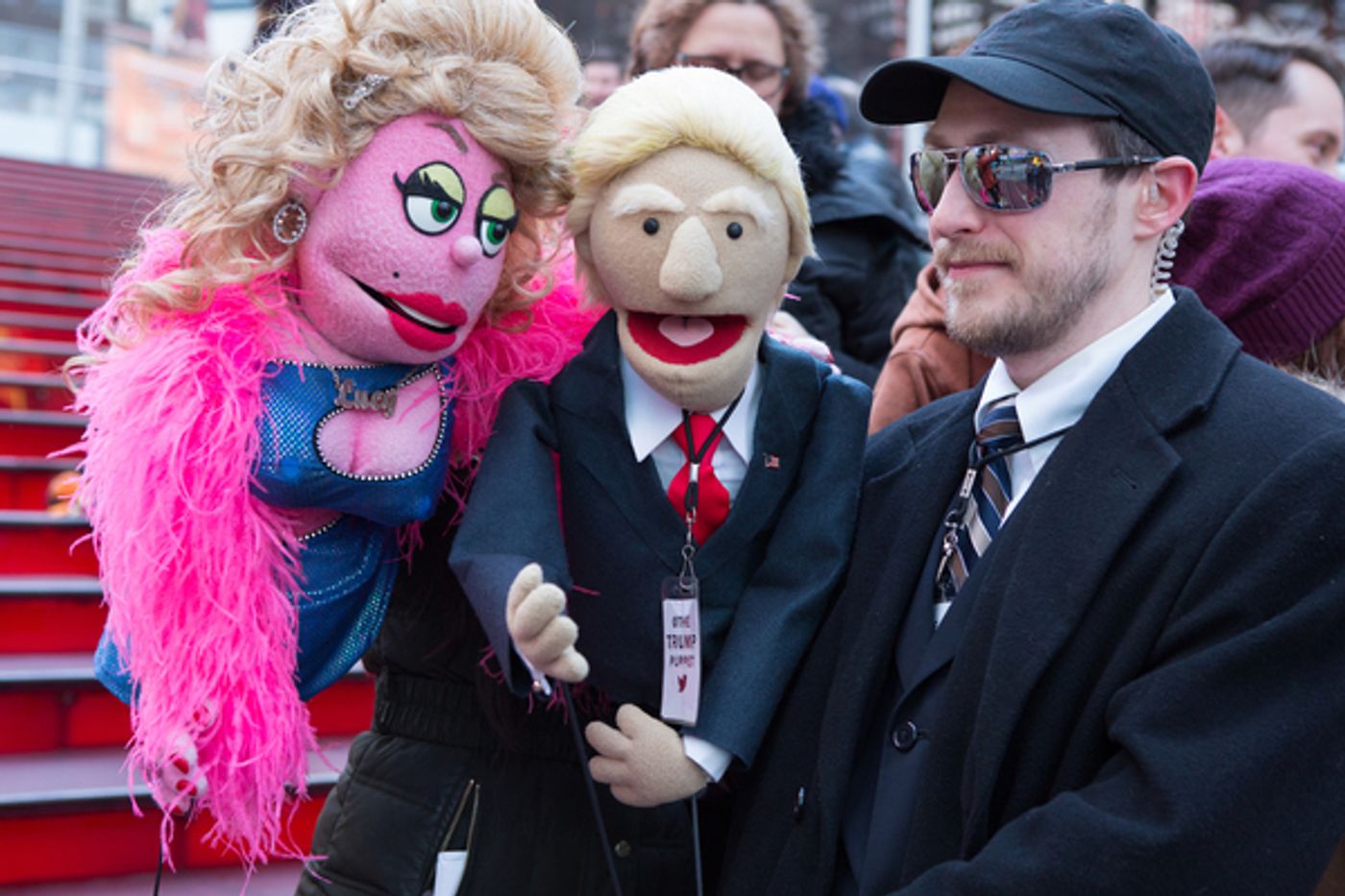 Photo Flash: AVENUE Q Celebrates World Puppetry Day in Times Square  Image
