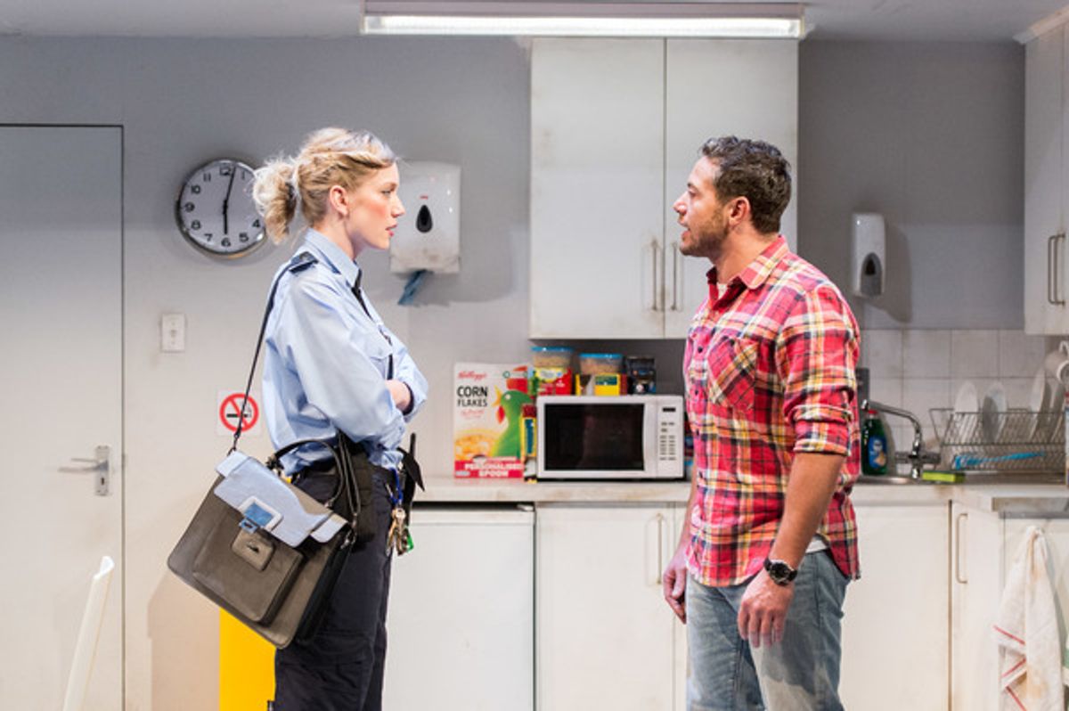 Robyn Addison (Carly) and Warren Brown (Kent) at 