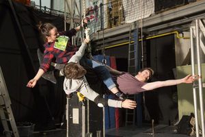 Charlie Russell (left), Henry Shields (middle) and Dave Hearn (right) Photo