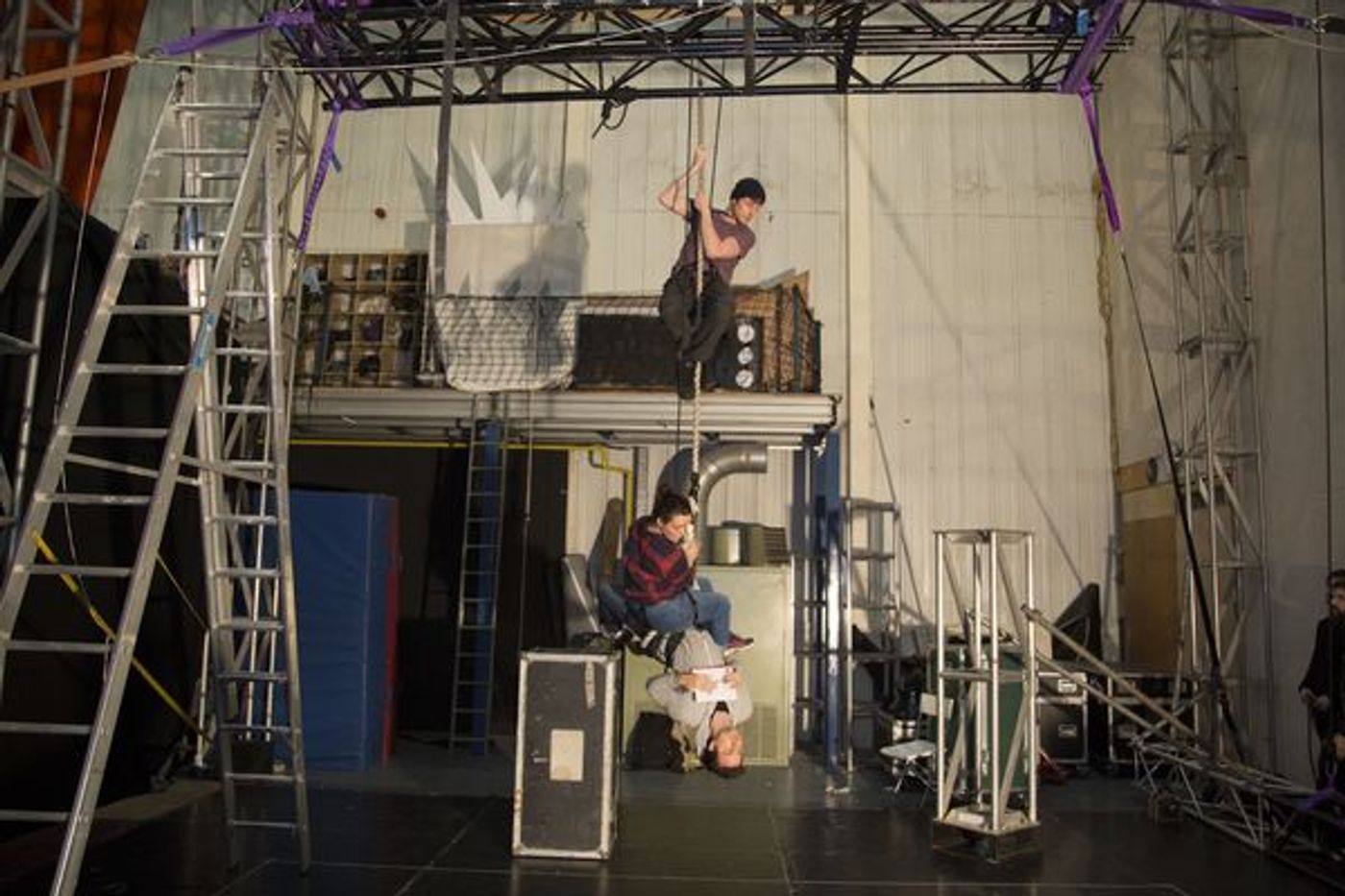 Photo Flash: In Rehearsal for Mischief Theatre's THE COMEDY ABOUT A BANK ROBBERY  Image