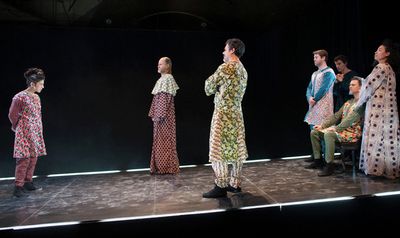 Leigha Kato (as Saint Joan), John Basiulus (as the Archbishop), Gregory Isaac (as Tre Photo