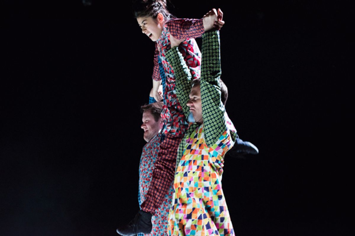 Aaron Kirkpatrick (as La Hire), Leigha Kato (as Saint Joan), Josh Carpenter (as Bluebeard) at 