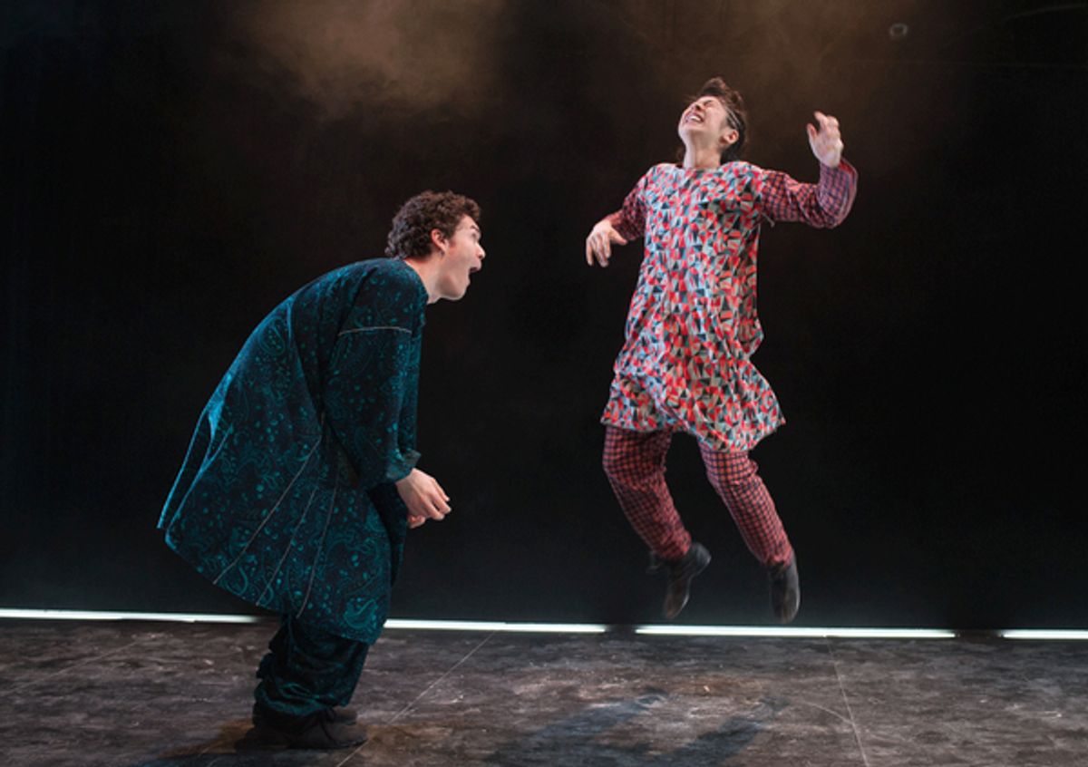 Leigha Kato (as Saint Joan), John Basiulus (as the Archbishop), Gregory Isaac (as Tremouille), Aaron Kirkpatrick (as La Hire), Andrew Betz (as The Dauphin), Josh Carpenter (as Bluebeard), Anita Holland (as the Duchess de la Tremouille) at 