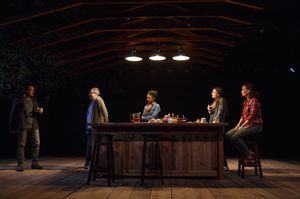 Rob Campbell, Nat DeWolf, April Matthis, Annie Parisse & Maria Striar Photo