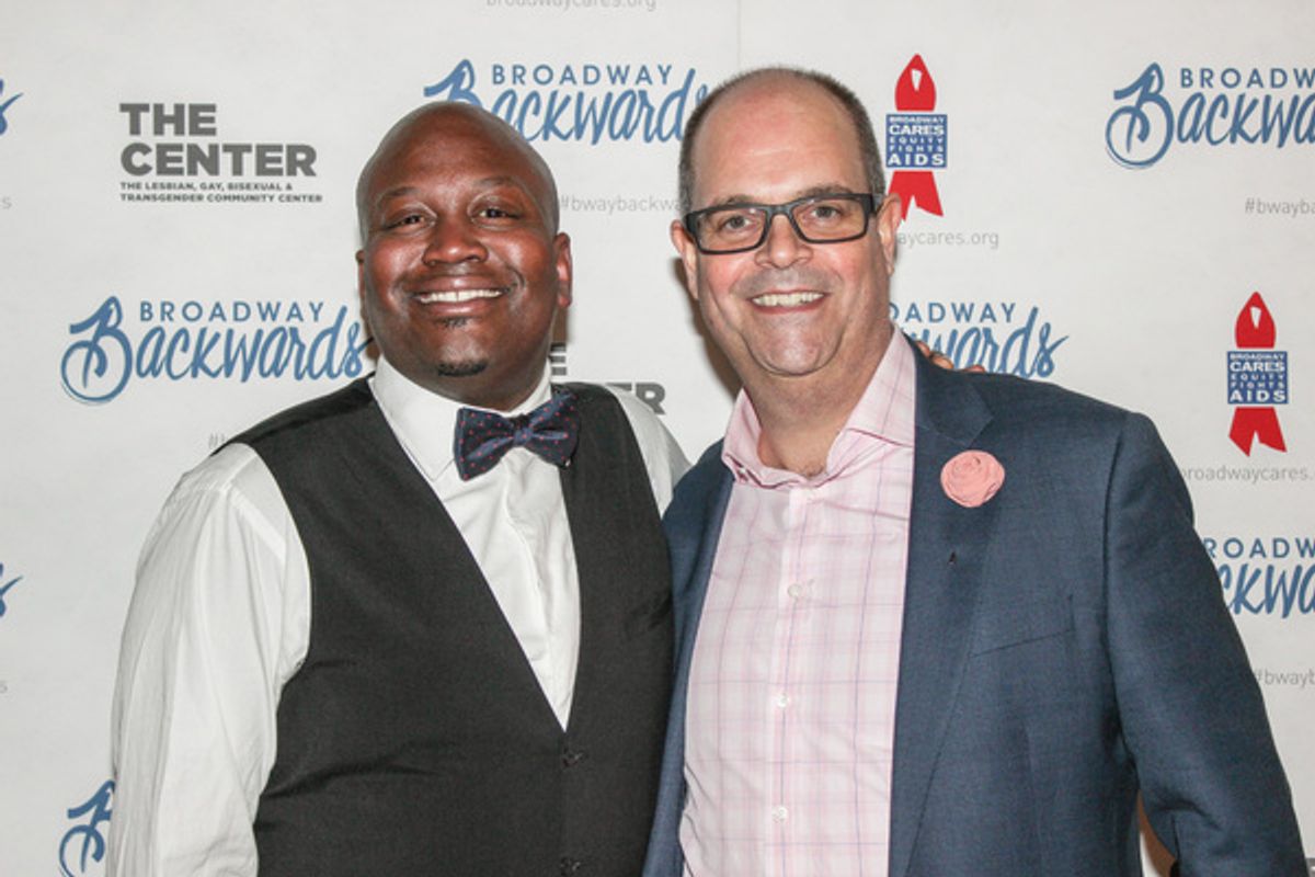 Tituss Burgess and Brad Oscar at 