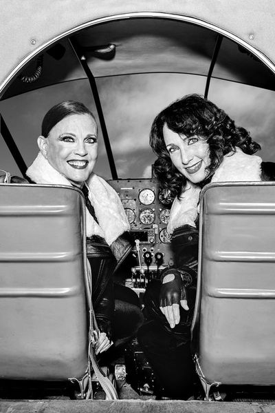 Tony Award winners Ann Reinking (original Roxie Hart & choreographer) and Bebe Neuwir Photo