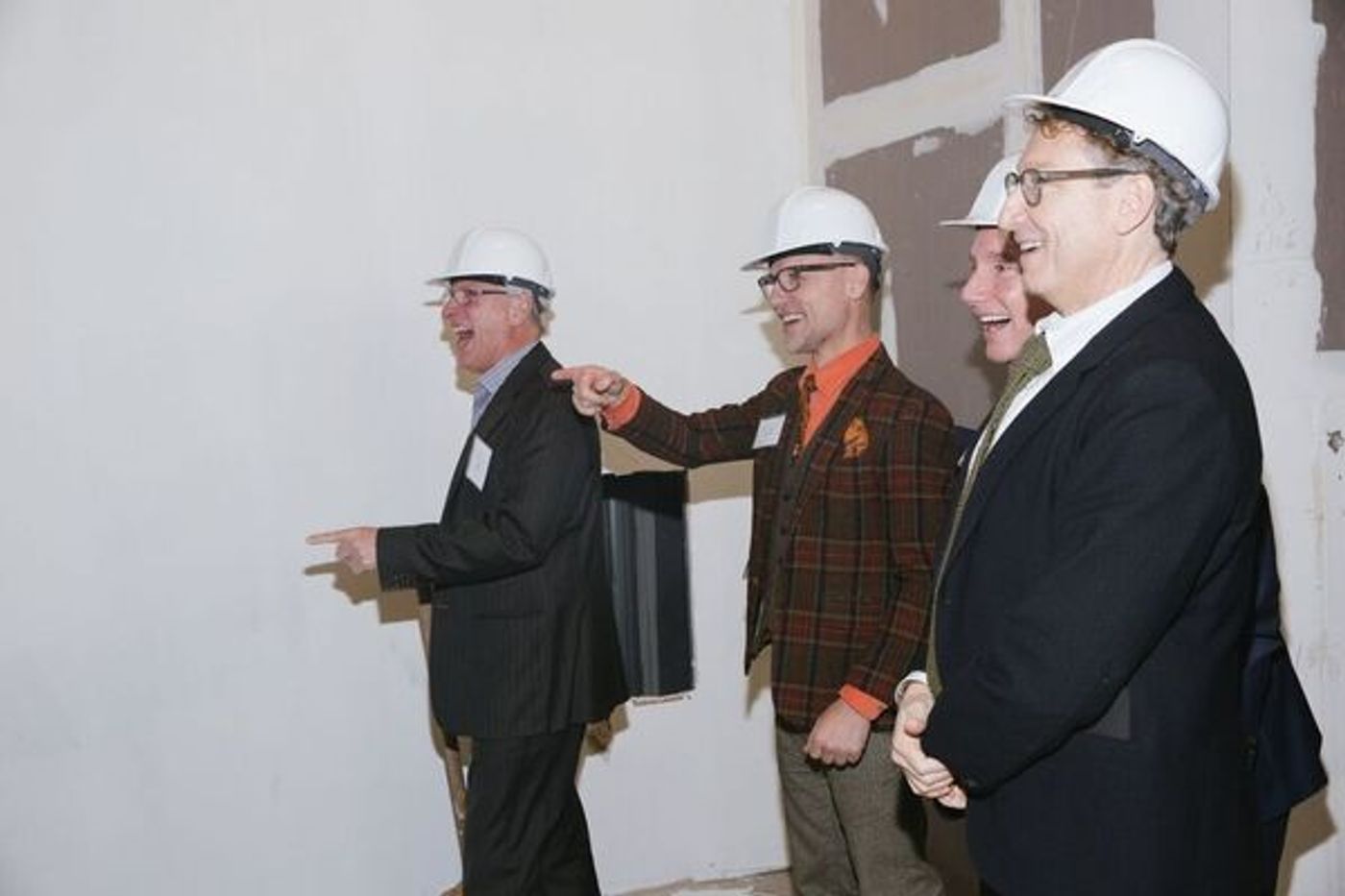 Photo Flash: MCC Theater Breaks Ground on New Home with Help from Zachary Quinto and More Photo Flash: MCC Theater Breaks Ground on New Home with Help from Zachary Quinto and More Image