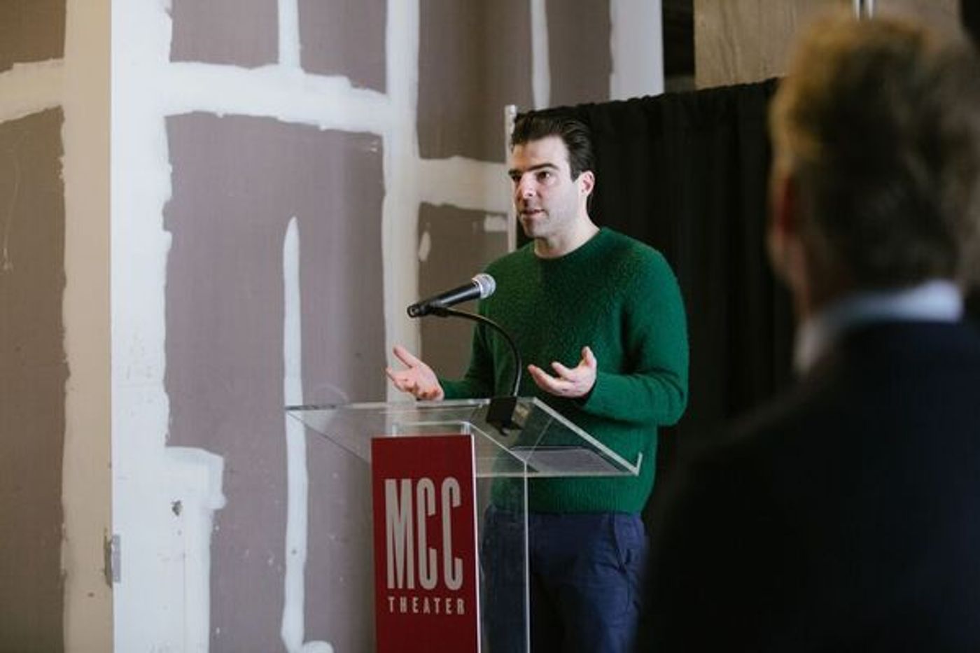 Photo Flash: MCC Theater Breaks Ground on New Home with Help from Zachary Quinto and More Photo Flash: MCC Theater Breaks Ground on New Home with Help from Zachary Quinto and More Image