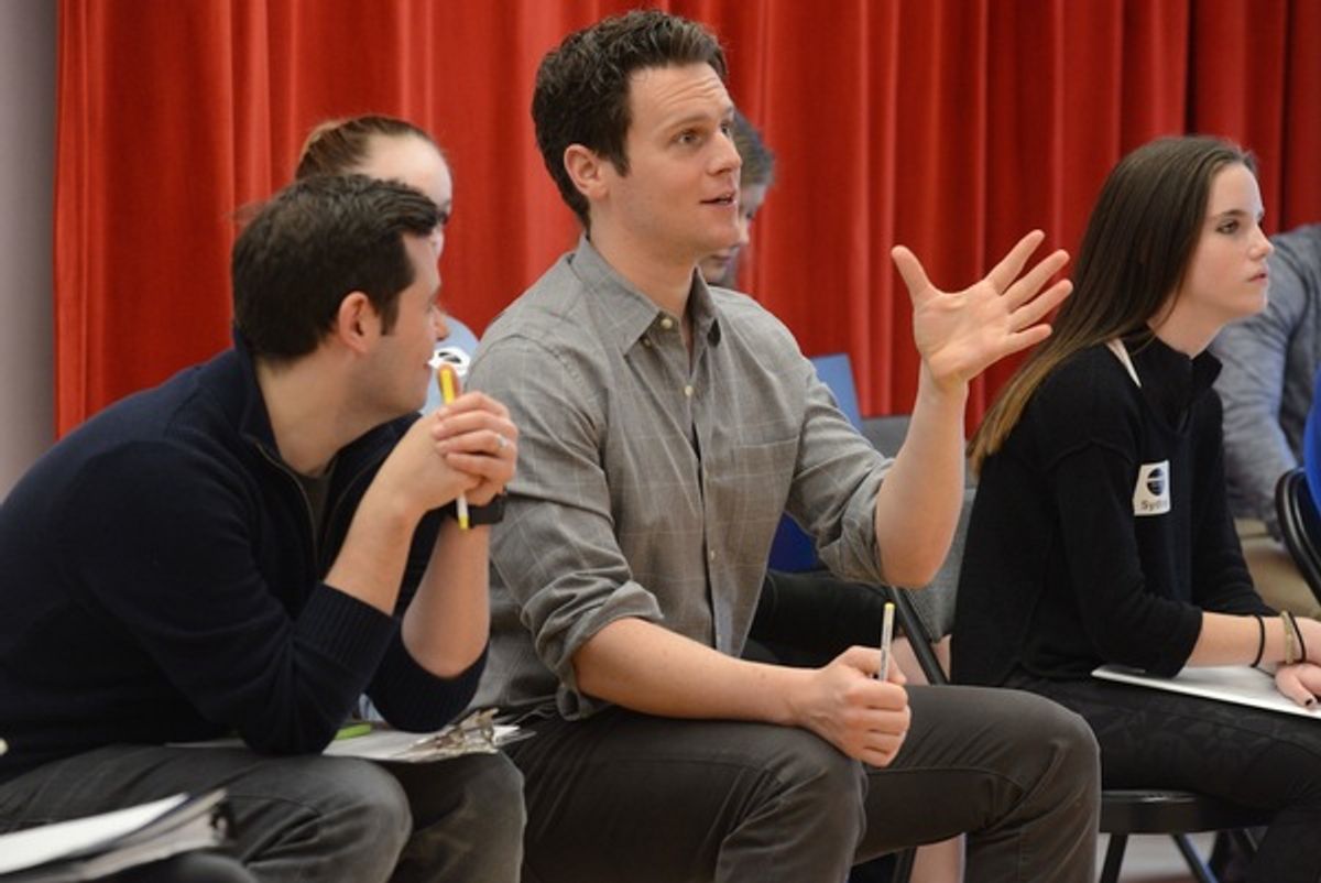 Marc Tumminelli and Jonathan Groff  at 
