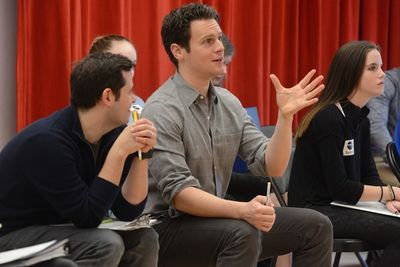 Marc Tumminelli and Jonathan Groff  Photo