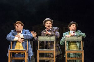 Jack Edwards (Nicely Nicely), Maxwell Caulfield (Nathan Detroit and Mark Sangster (Be Photo