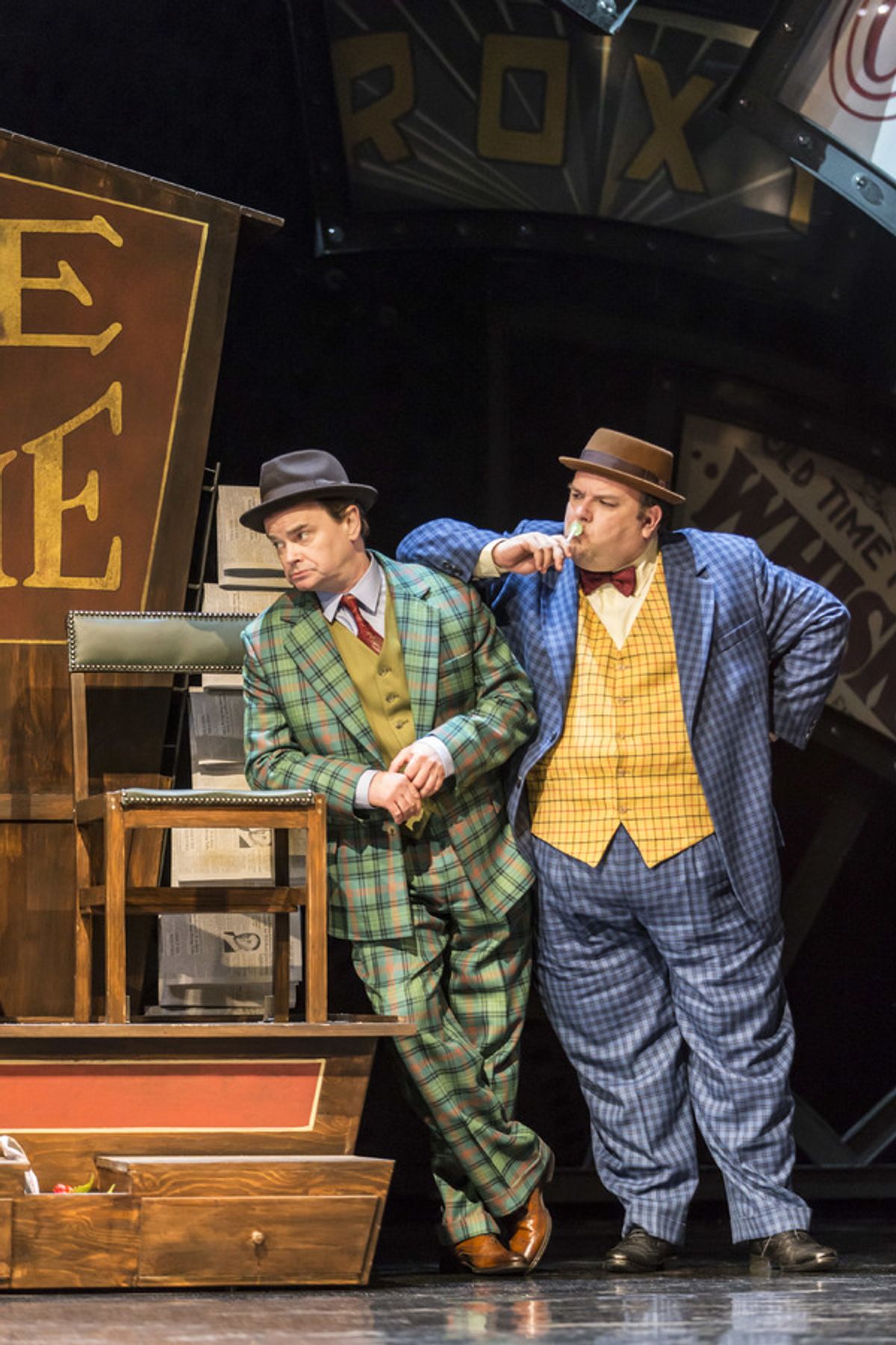 Mark Sangster (Benny Southstreet) and Jack Edwards (Nicely Nicely) at 