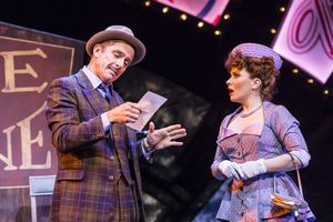 Maxwell Caulfield (Nathan Detroit) and Louise Dearman (Adelaide) Photo
