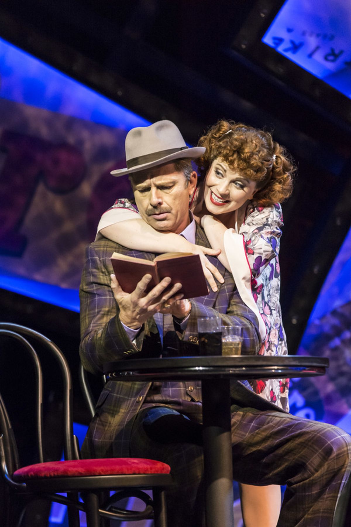 Maxwell Caulfield (Nathan Detroit) and Louise at 