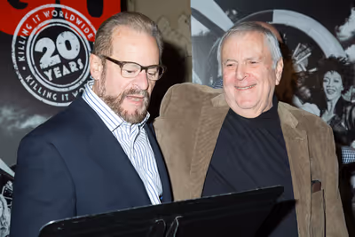 Barry Weissler, John Kander Photo