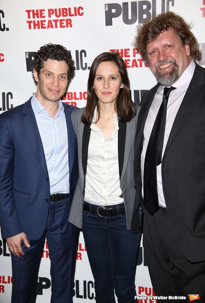 Thomas Kail, Sarah Burgess and Oskar Eustis  Photo