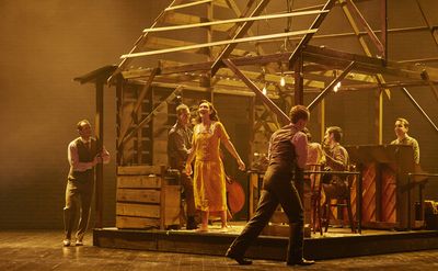 Carmen Cusack and the BRIGHT STAR Company Photo