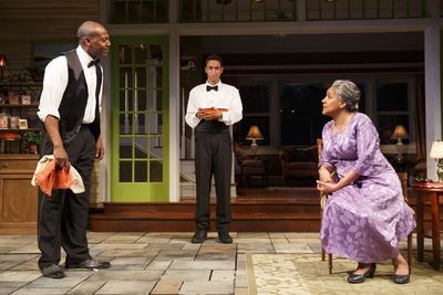 John Earl Jelks, Kyle Beltran, and Phylicia Rashad  Photo