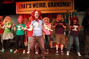 Rawson Vint with Nick Hart, Rachel Wilson, Kate Staiger, Linsey Falls, Mary Tilden, Jeff Trainor, Elisa Carlson and Brad Stevens @ BroadwayWorld Rawson Vint with Nick Hart, Rachel Wilson, Kate Staiger, Linsey Falls, Mary Tilden, J Photo