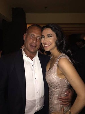 Producer Evan Sacks with Kim Maresca @ BroadwayWorld Producer Evan Sacks with Kim Maresca Photo