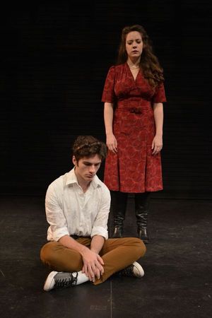 Afton Parker as Mrs. Walker and Evan Martorana as Tommy @ BroadwayWorld Afton Parker as Mrs. Walker and Evan Martorana as Tommy Photo