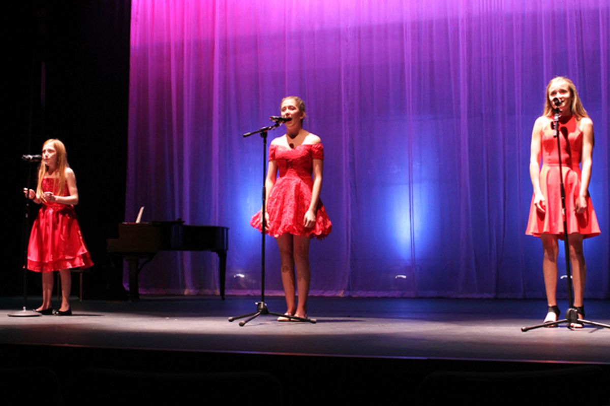 Emilie LaFontaine, Jaidyn Young, Brooke Besikof at 