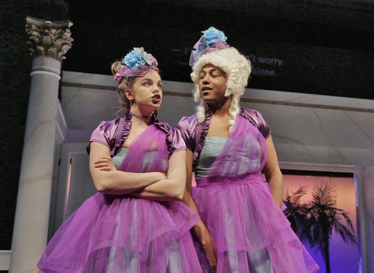 Emma Grimsley and Dwayne A. Washington  at 