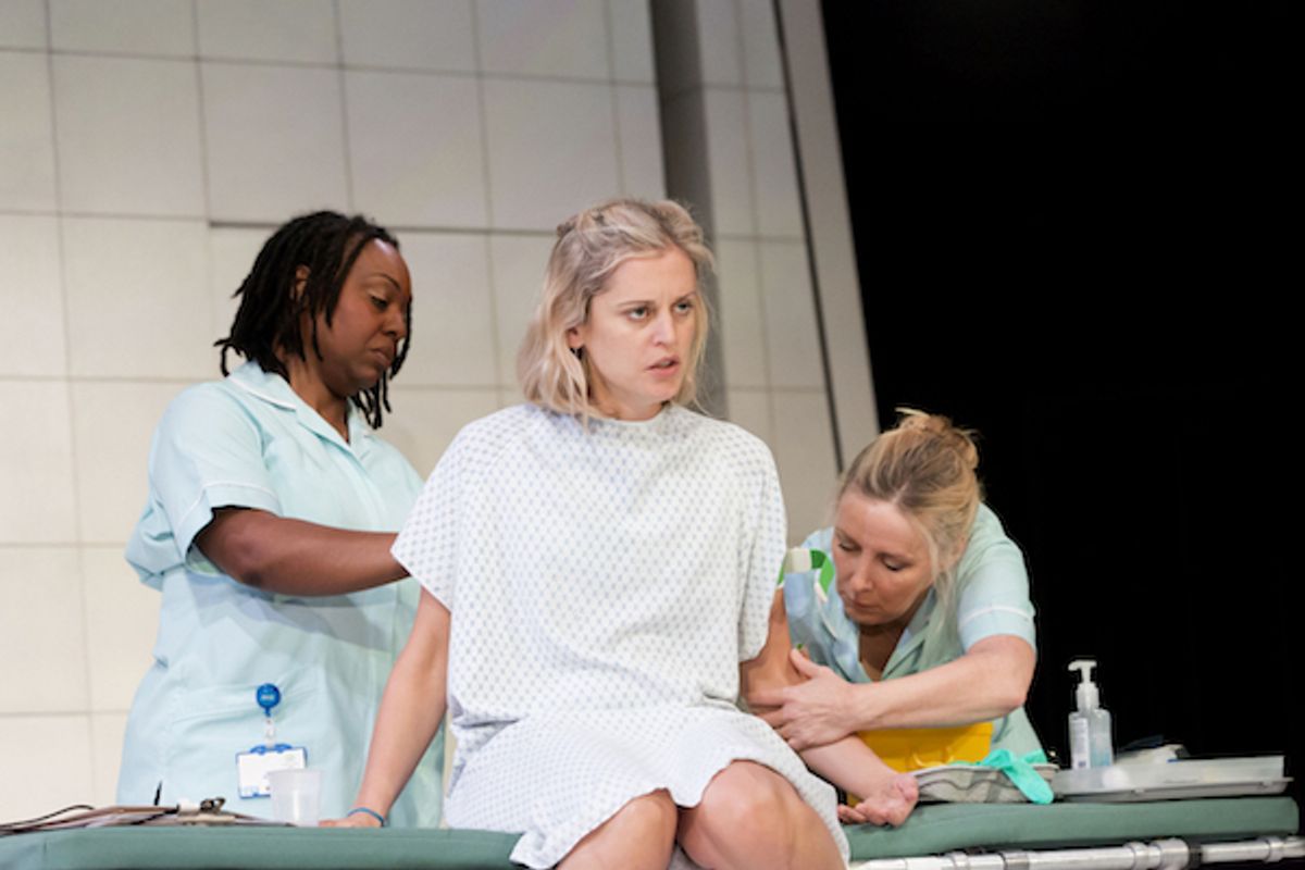Jacqui Dubois, Denise Gough and Sally George at 