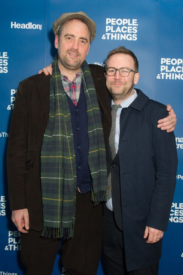  Jeremy Herrin and playwright Duncan MacMillan Photo