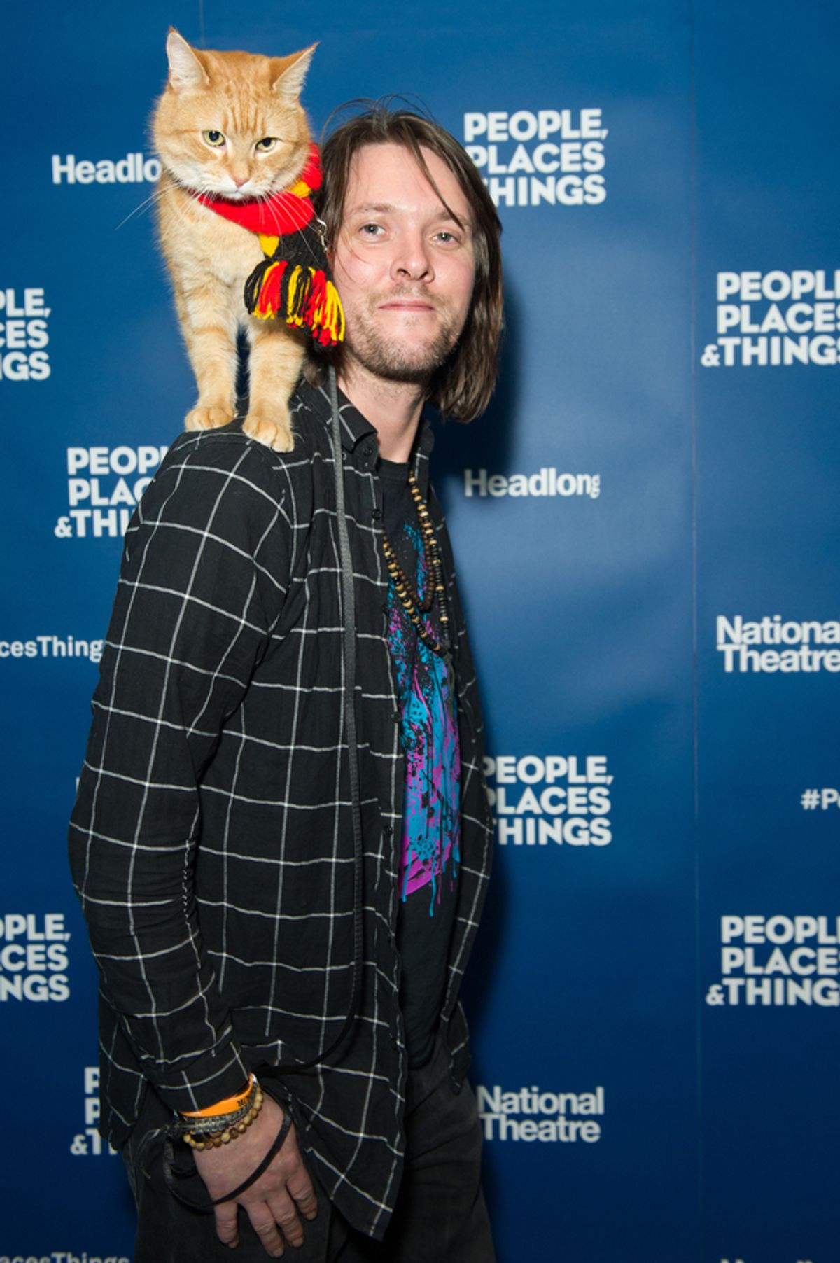 James Bowen and Bob the Cat at 