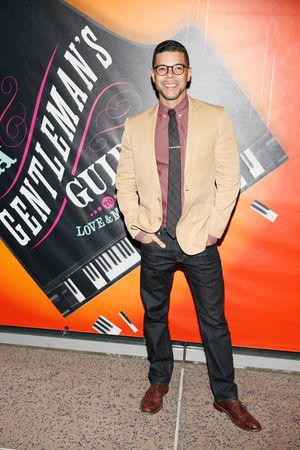 Actor Wilson Cruz arrives at the opening night performance of "A Gentleman's Guide to Photo