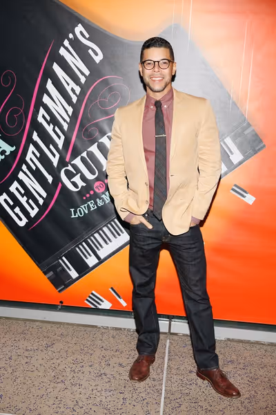 Actor Wilson Cruz arrives at the opening night performance of "A Gentleman's Guide to Photo