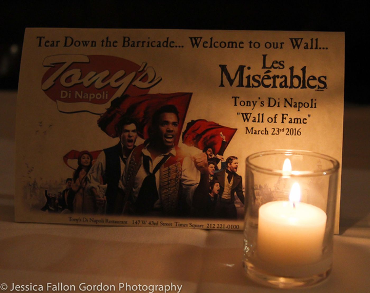 Photo Coverage: New LES MISERABLES Stars Celebrate 2 Years on Broadway with Tony's Portrait Unveiling!  Image