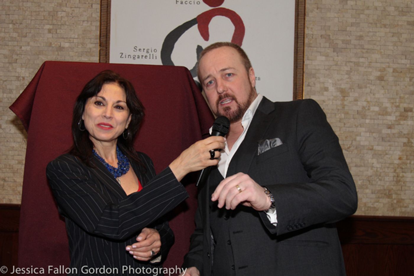 Photo Coverage: New LES MISERABLES Stars Celebrate 2 Years on Broadway with Tony's Portrait Unveiling!  Image