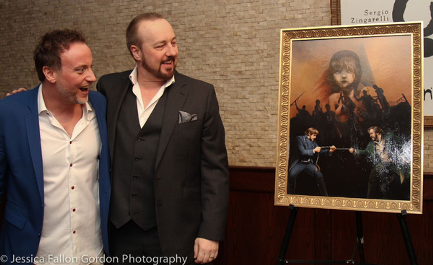 Photo Coverage: New LES MISERABLES Stars Celebrate 2 Years on Broadway with Tony's Portrait Unveiling!  Image
