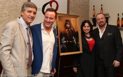 Bruce Dimpflmaier, Hayden Tee, Valerie Smaldone and John Owen-Jones Photo